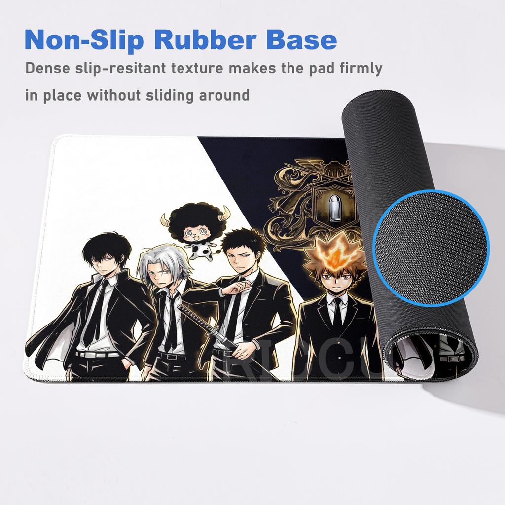 HD printing XXL Katekyo Hitman Reborn Computer Quick response Mouse Pad Gamer Rubber Desk Mat Gamer Accessories Non-slip Gaming