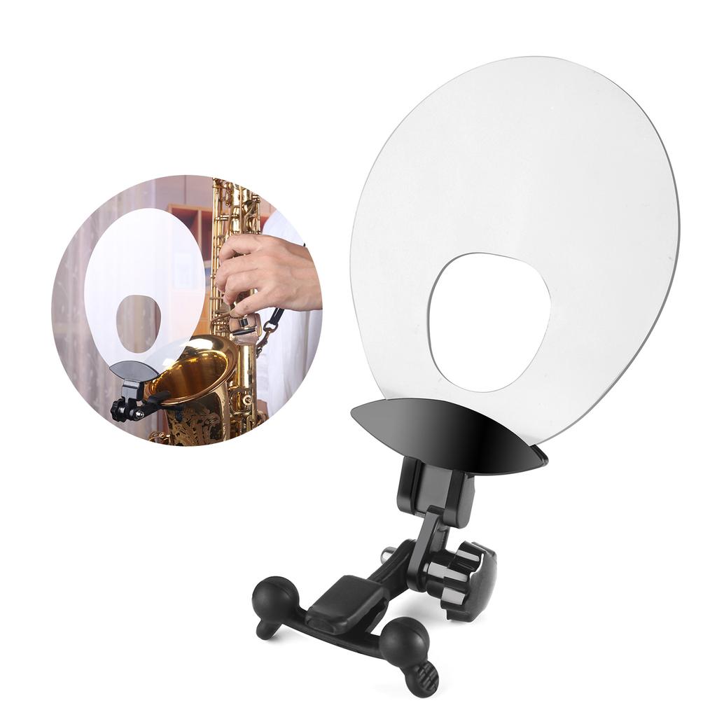 Plastic Saxophone Deflector Sound Deflector  with Mute & Reflect Sound Functions for Wind Instrument
