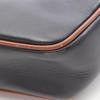 Used CELINE Shoulder Bag leather Black Brown Used Women