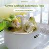 Electric Bathing Artifact for Birds Using Bathtubs Automatic Circulation Water Bathtub Tiger Bark Peony Cockatiel Supplies Bathi
