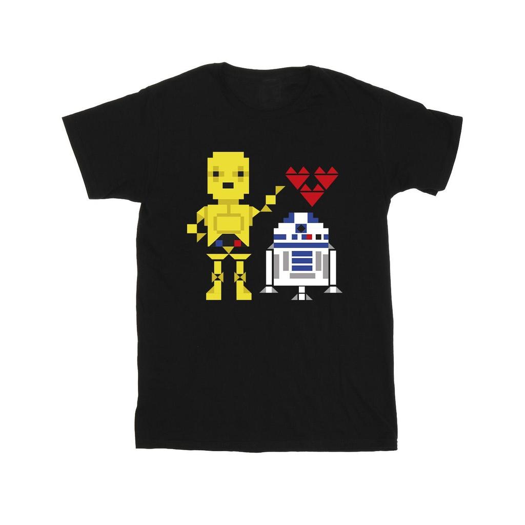 Star Wars Mens Heart Robot T-Shirt
