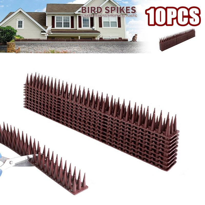 Plastic Anti-Bird Spikes Balcony Eaves Windowsills Bird Repellent Anti-Pigeon Anti-Cat Bird Repeller Thorn Boxed Package
