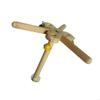 Rotating Bird Perch Toy For Small Parrots Exercise Stand Natural Windmill Chewable Decors Promotes Dental Health HX6C