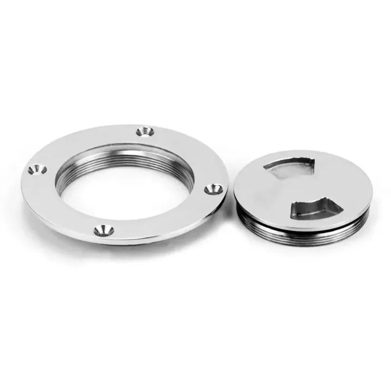 3/4/5/6 Inch Marine Floor Access Panel Hatch 316 Boat Stainless Steel Boat Round Disc Deck Inspection Plate Hatch Kayak