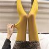 Collants ultra-fins à entrejambe ouvert à l'huile de cheval - Soie haute élasticité pour le printemps, l'été, l'automne