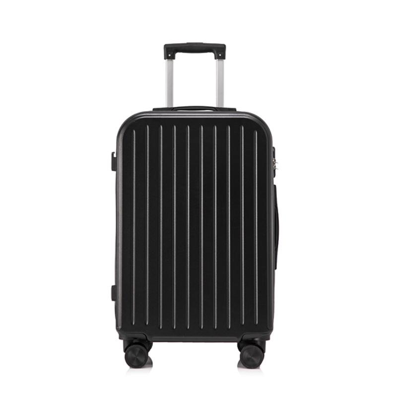 20-Inch Lightweight Women's Leather Carry-On with Silent Wheels and Multi-Functional Design