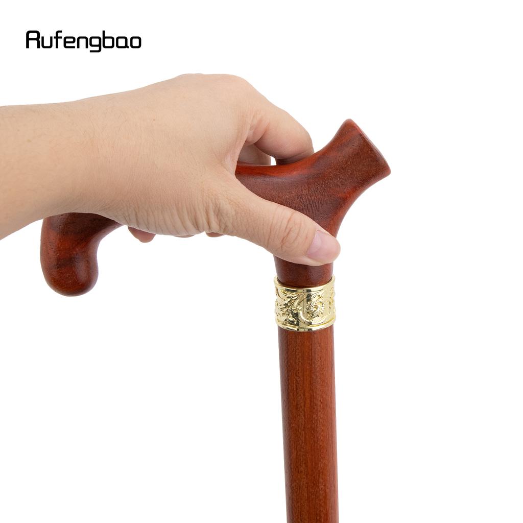 Braun Rot Einfach Holz Mode Stock Dekorativ Vampir Cosplay Party Holz Gehstock Halloween Keule Zauberstab Hirtenstab 92cm