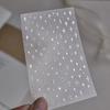 Adesivo Decorazione per Unghie Autoadesivo Semplice Laser Dorato Argentato Mini Stella Strass Rilievo 5D Decalcomania per Manicure 3D