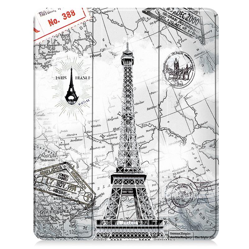 Funda para iPad Air 2024, funda M2 de piel sintética pintada, protectora para iPad Air de 13 y 11 pulgadas (2024), con soporte para bolígrafo.