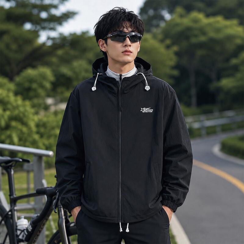 OVERPROTECTION Outdoor Lightweight Breathable Sun Protection Hooded Jacket
