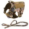CANBOUN Tactical Military Vest Pet German Shepherd Golden Retriever Tactical Training Dog Harness And Leash Set For All Breeds D