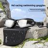 Adult Diving Electroplating Swimming Goggles Anti-fog Myopia Silicone Swimming Glasses Prescription Goggles Anti-fog HD