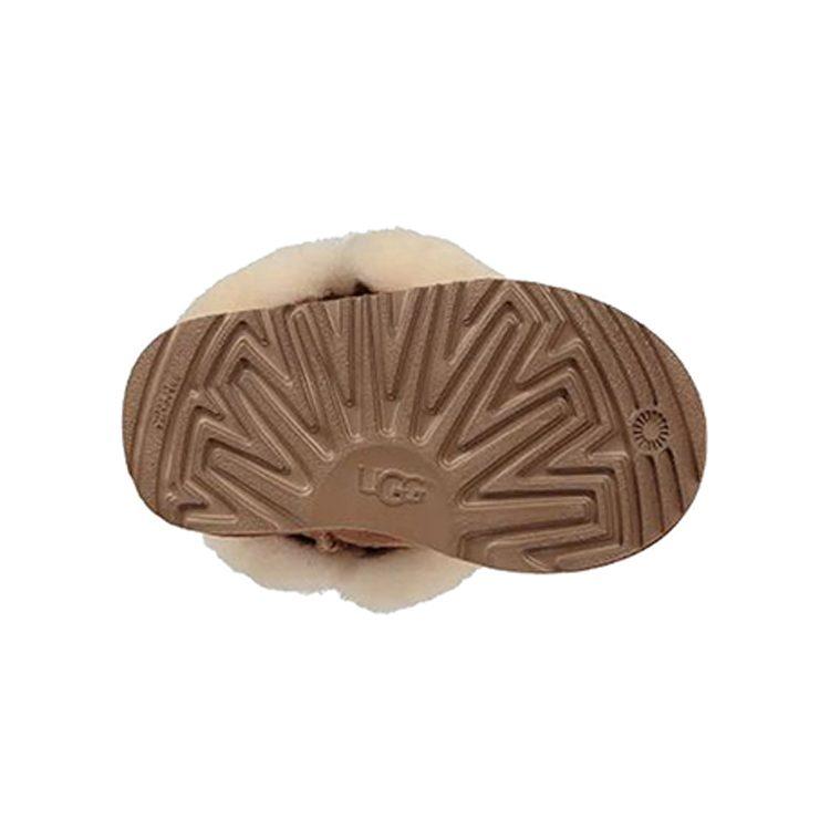 UGG Bailey Button II Protiskluzové Polstrování Odolné proti Oděru Tepelné Sněhule Kaštanově Hnědé Dětské 1017400T-CHE