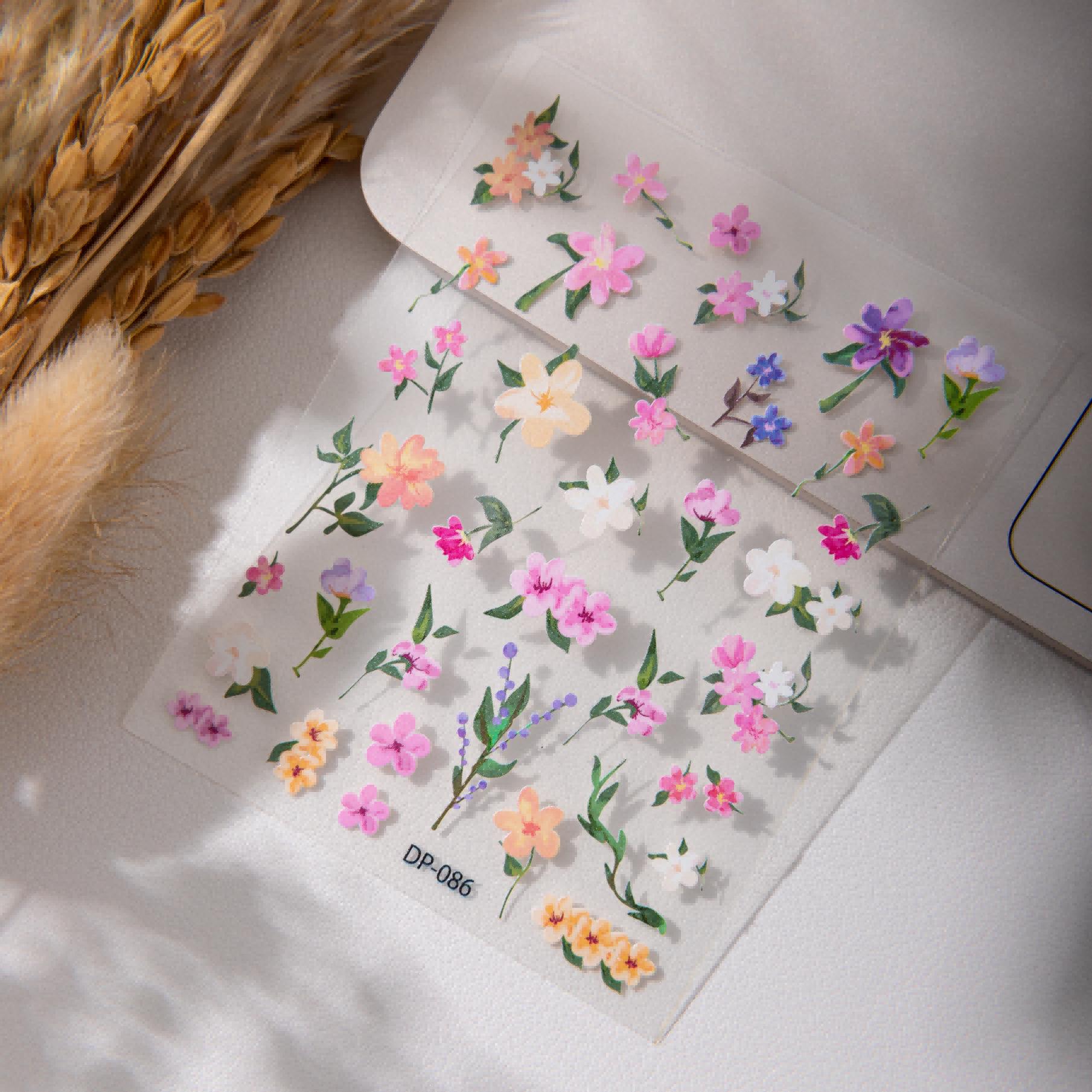 

Cyansea Floral Oil Painting Nail Art Stickers & DIY Phone Case DP-086