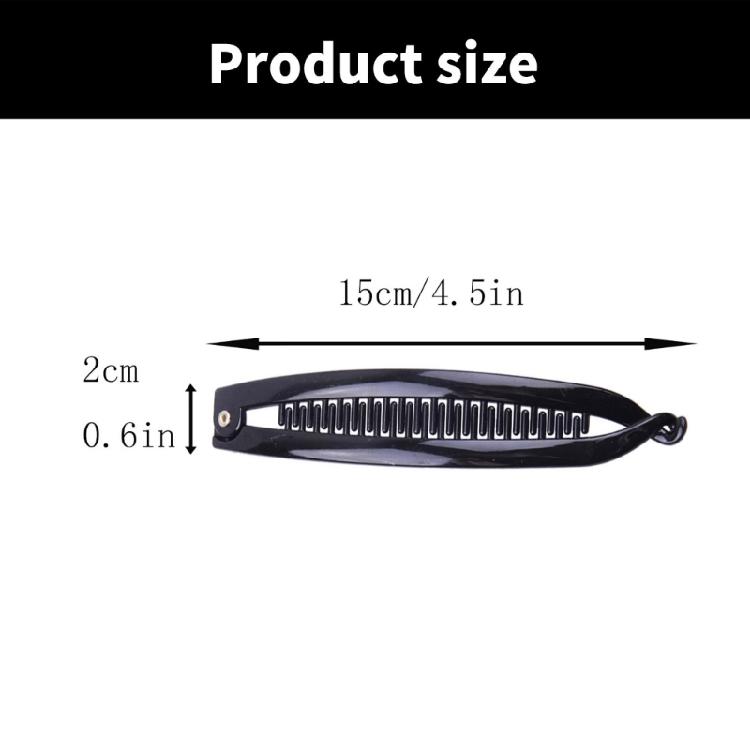 Large Hair Clip Comfortalbe Banana Hairpieces Styling Hairpin Hair Accessories for Creating Voluminous Styles