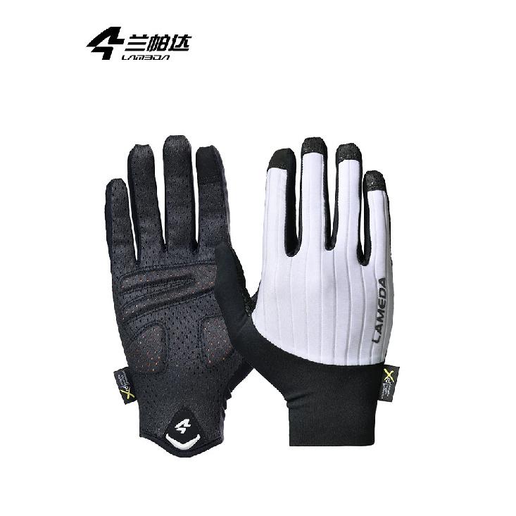 LAMEDA Men's Cycling Gloves XRD Pad Touch Screen Road Bike Full Finger Gloves Spring MTB Gloves Breathable Bicycle Accessories