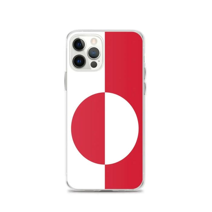 Coque Télephone Drapeau Groenland - iPhone 12 Pro