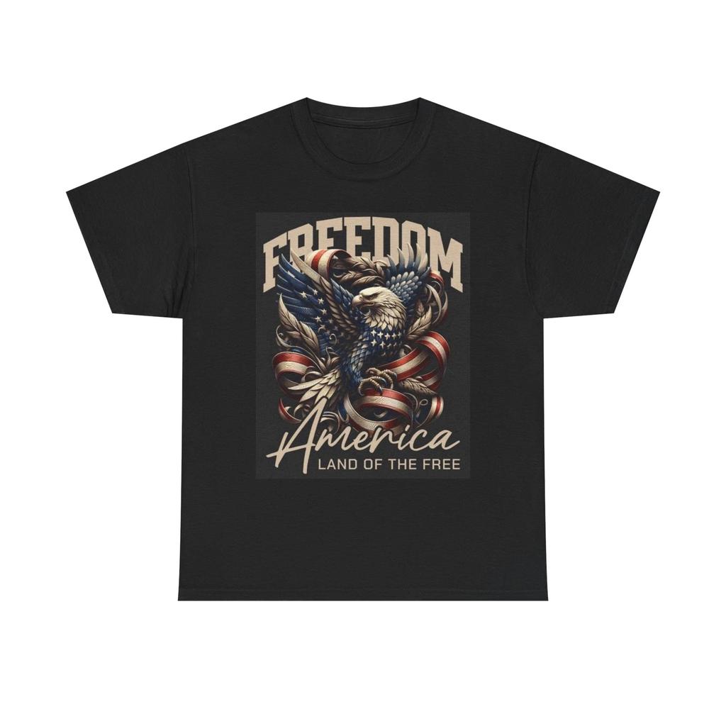 Men's and Women's T-shirts American Freedom Graphic