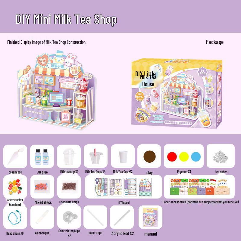 Yibile Mini DIY Pig Trotters Rice Handmade Simulation Dish Toy Set
