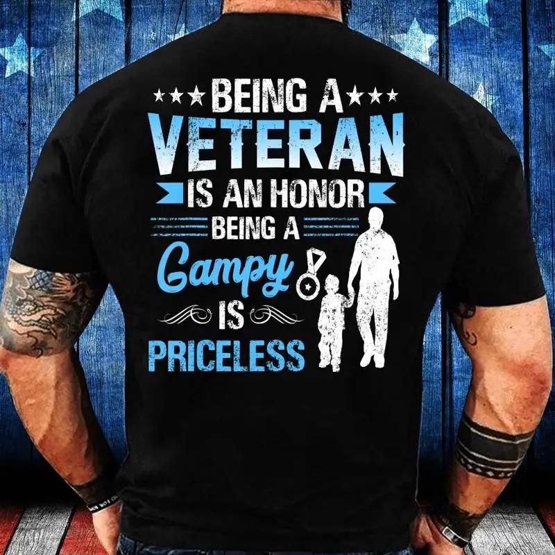 Veteran T Shirt Being A Is An Honor Gampy Price S разноцветный