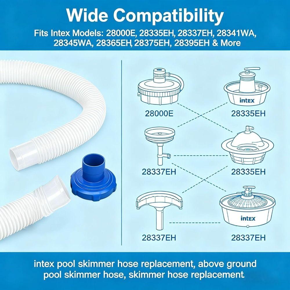 Leak-Proof Pool Skimmer Adapter Quick Connect Pool Replacement Part  for Intex 25016