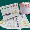 23 Sheet Cake Decorating Practice Board Icing Drawing Paper Sugarcraft Mould (As A4 paper)