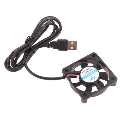 1Pc Dc5010 Silent Fan 5V Oily Usb Cable Humidifier Connector Pc Fan Cooler