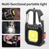 USB Rechargeable COB Keychain Work Light Magnetic Camping Emergency Light  Outdoor