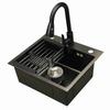 Drop In Kitchen Sink Stainless Steel Kitchen Sink Undermount Kitchen Workstation with Faucet for Washbasin Dishwasher
