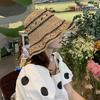 Women's Korean Style Woven Fisherman Hat Small Face Effect Summer Sunshade Crochet Straw Hat Foldable Sun Protection Wide Brim