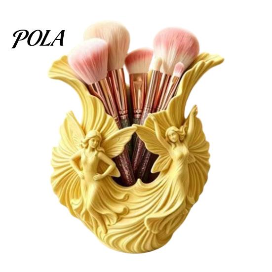Creative Desktop Organizer 3D Printed Pen Holder, Fairies for Pens, Pencils, Makeup Brushes, Unique Desk Stationery Holder Minimalist Modern