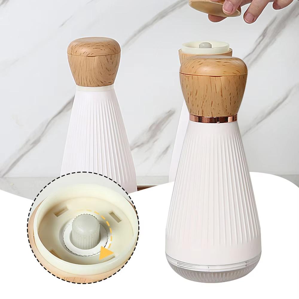 

Home Kitchen Spice Grinder Manual Seasoning Mill ABS Salt Pepper Grinder (BPA Free,No FDA) Type A