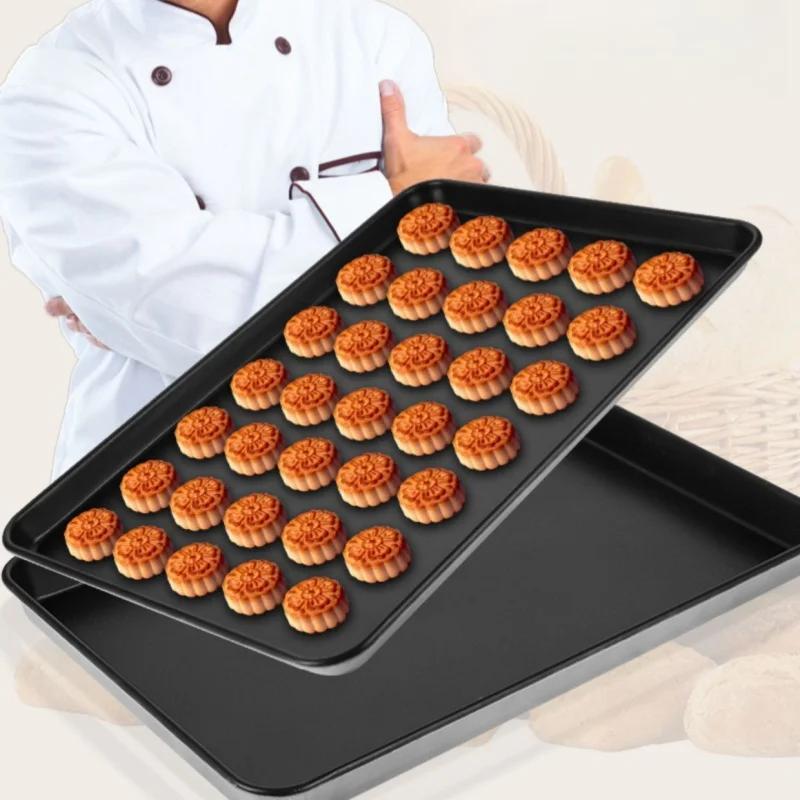 Rectangle Non-Stick Baking Pan Commercial Baking Sheet Oven Tray for Biscuit Pie Pizza Roast Muffin Bread Bakeware Cake Plated