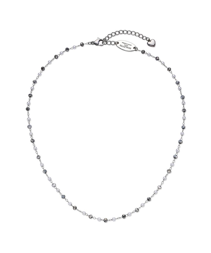 Scaletto [Surgical Steel] Psc_010 Mercury Bead Chain Necklace