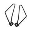 2x Motorcycle Saddlebags Mount Brackets Support Black for XL883/1200 HD1450/1584