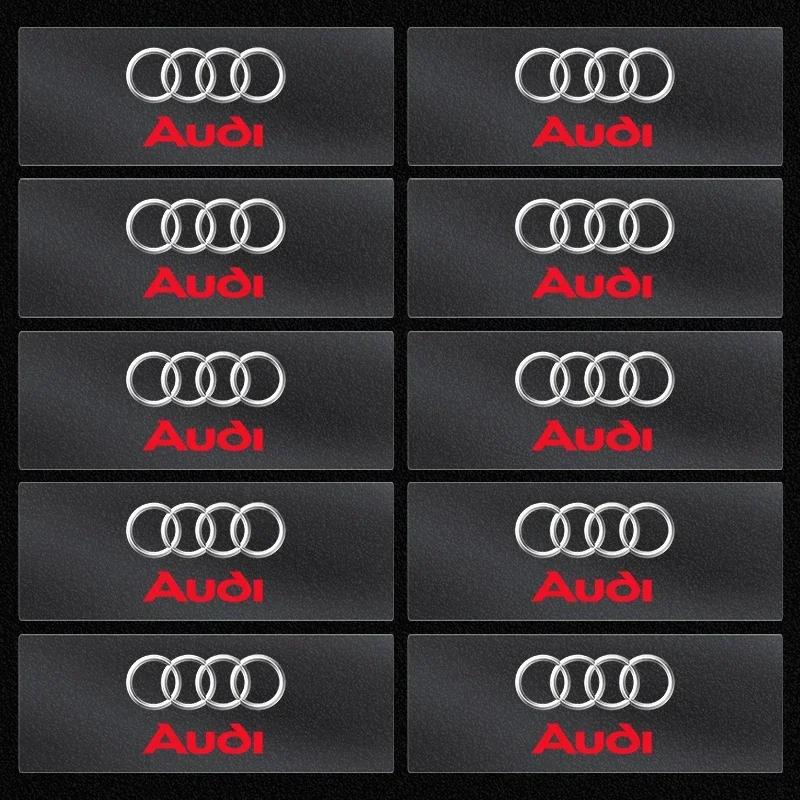 2026 Car 3D Sticker Steering Wheel Decals Emblem Badge Car Styling For Audi Q7 Q3 Q5L Q2L S4 S5 S6 S7 A6L A4L A3 A4 A7 A5 B6 B8 B7