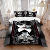 Ensemble de housse de couette Mercredi Addams 3 pièces, 1 housse de couette + 2 taies d'oreiller (Aucun insertion), Impression Haute Définition, Ensemble Maison & Dortoir yy251208085