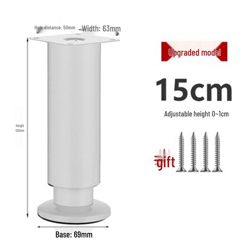 Adjustable Stainless Steel Furniture Support Legs: Cabinet, Sofa, TV Stand, Coffee Table, Bed