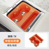 For Zeekr 7X 2025 2026 Car Center Console Cup Holder Wireless Charging Storage Box Silicone Anti-Slip Decorative Accessories