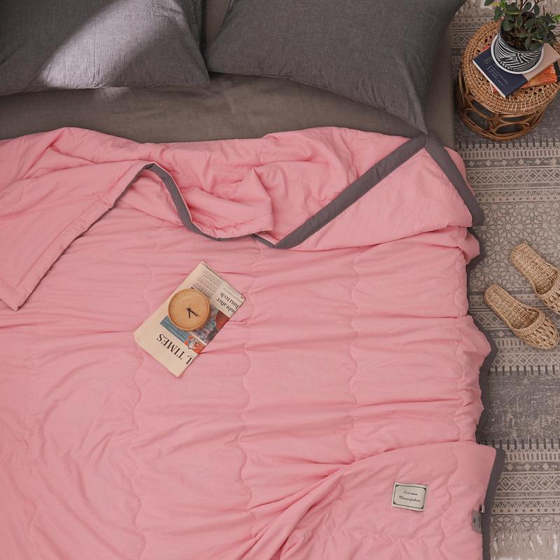 Cuvertură de vară, lavabilă, solidă, subțire, cuvertură de pat de vară, pătură ușoară din microfibră