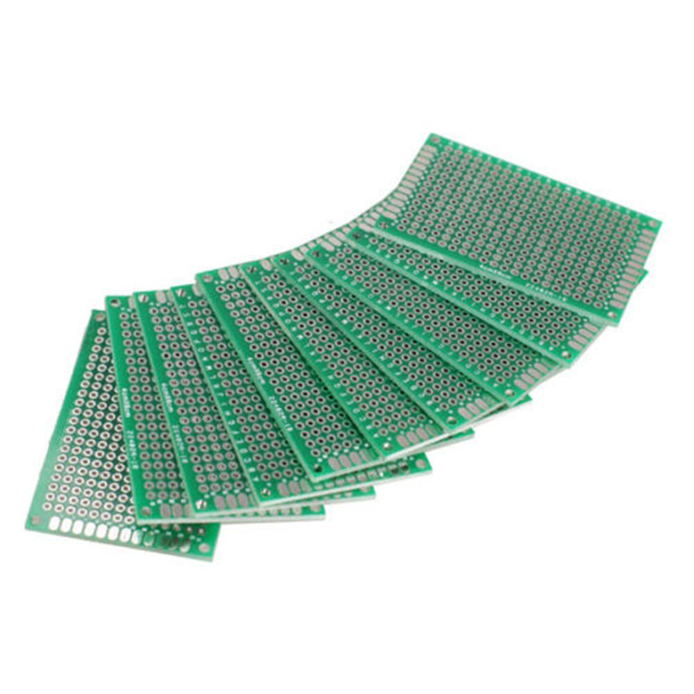 1PCS Double Sided PCB Universal Printed Circuit Board 1x6CM tin-plating Board DIY Breadboard Plate For Arduino