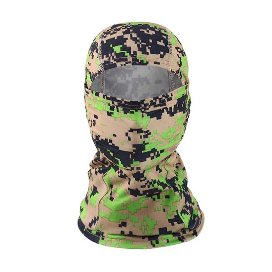 Camouflage Cycling Face Guard Neck Gaiter UV Protection Breathable Outdoor Motorcycle Helmet Liner Bandana Balaclava Neck Scarf Face Shield