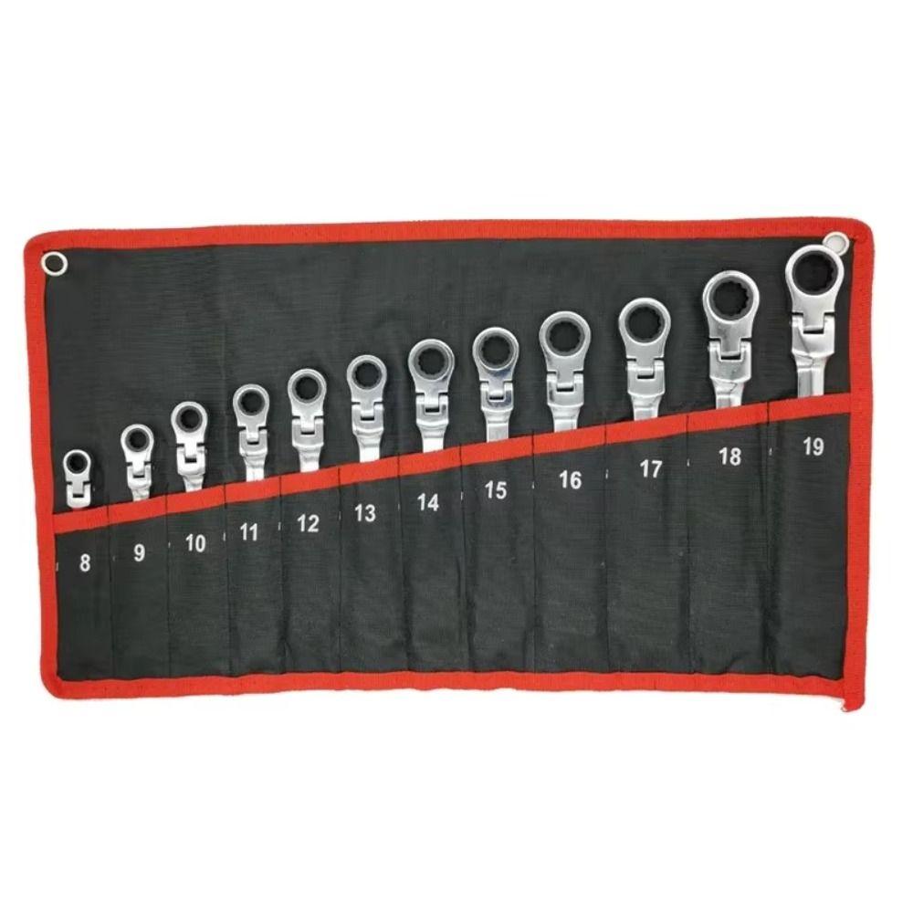 72 Tooth Ratchet Ratchet Wrench Set Spring Head Key Metric Ratchet Wrench  Universal Application