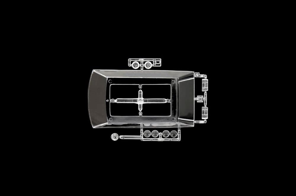 Italeri Scale Volkswagen Golf Police Car Plastic Model Kit IT3666 1/24