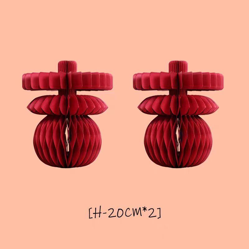 3D Honeycomb Ornament - Spring Festival & Lantern Festival Decor, Desktop Display, Hanging Decoration, Paper Craft.