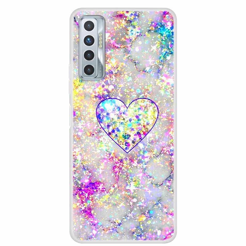 For Tecno Camon 17P Case Luxury Silicone TPU Soft Cover Phone Case For Tecno Camon 17 CG7 CG6 1 7 Coque Shockproof Cartoon Funda