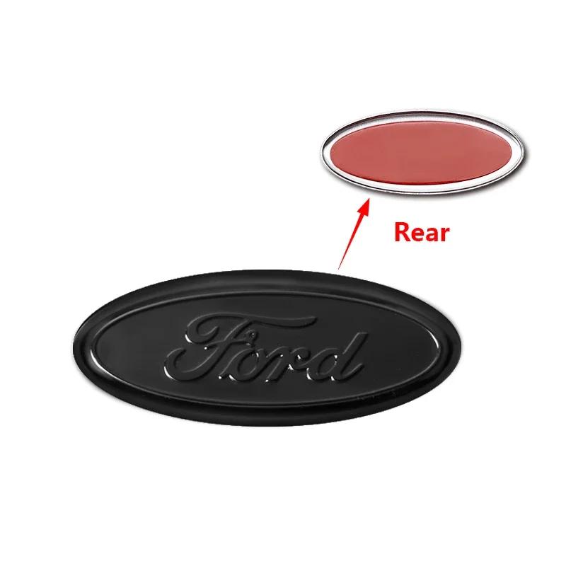 Neuer 2026 Autoaufkleber Ford Neu 2025 Heiß 58x22MM Auto Lenkrad Mittel Emblem Logo Aufkleber Für Ford S MAX Ranger Focus Fiesta