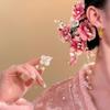 Elegant Rose Tassel Hair Clip - Stylish Chinese-Inspired Accessory for Women