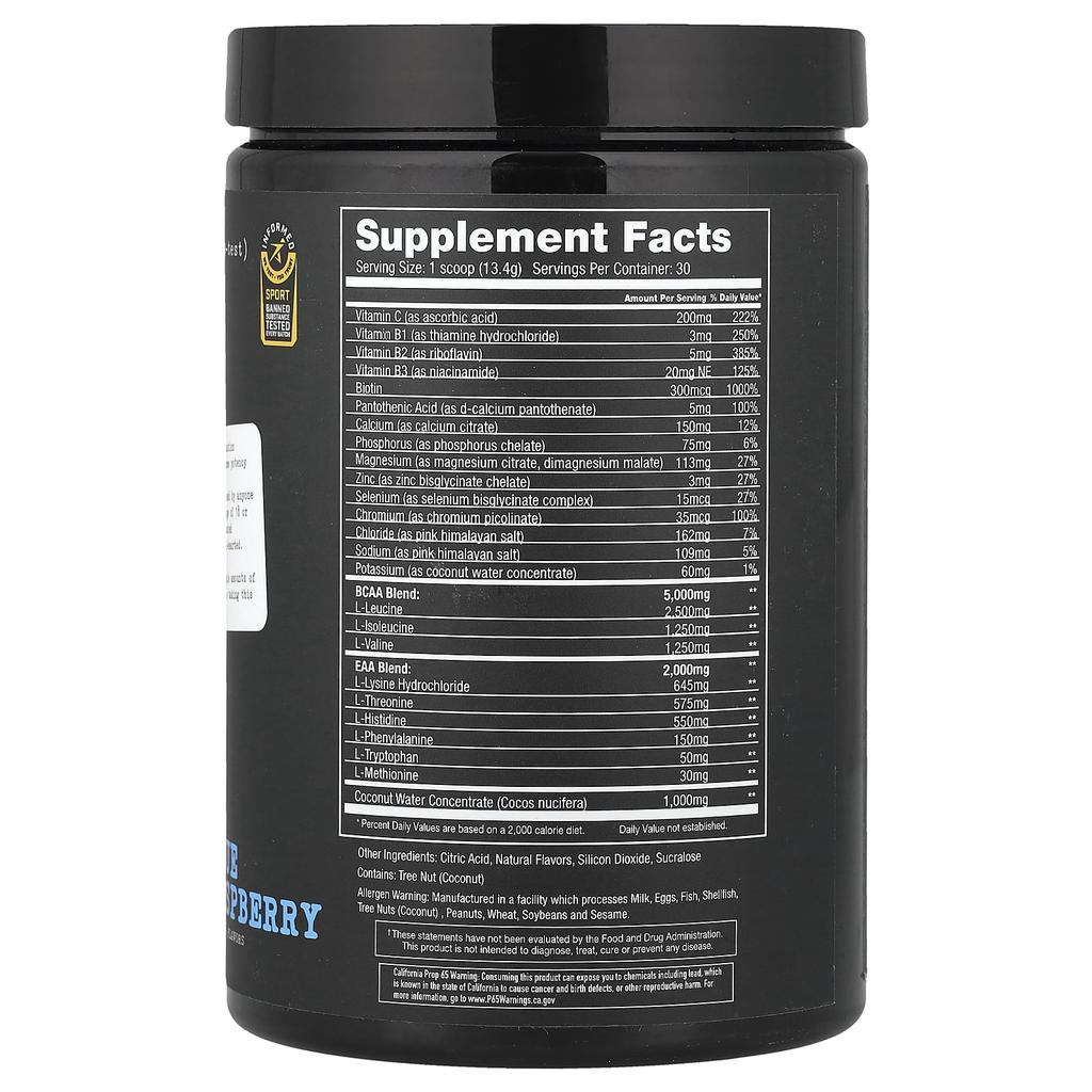 Project 1 Nutrition, Amino Evolution, Blue Raspberry, 402g (14.18oz)
