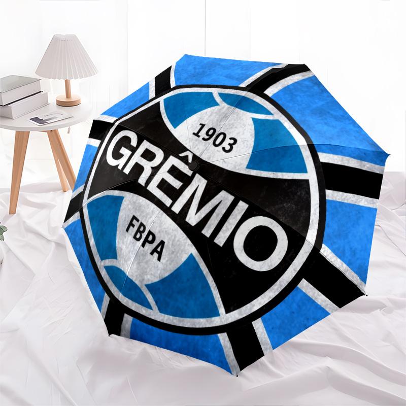 

Grêmio FBPA pattern, automatic folding umbrella, portable and foldable design, 8 ribs, a Christmas or birthday gift.